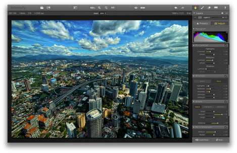 Intensifier_Aerial city view